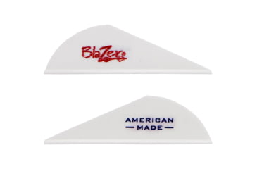 Image of Bohning Blazer Vanes American Made, 36 Pk, White/Blue, 10831AM2