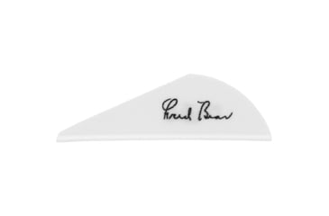 Image of Bohning Blazer Vanes Fred Bear, 36 Pk, White/Black, 10831FB2