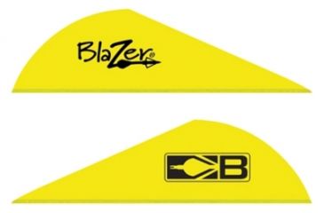 Image of Bohning Blazer Vanes 2'' Solid Neon Yellow 36pk