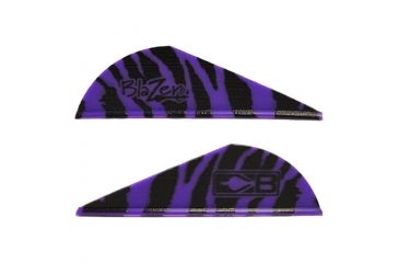 Image of Bohning Blazer Vanes, Purple Tiger 100 pk. 10832PUT