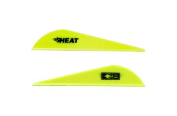 Image of Bohning Heat Vanes, Neon Yellow, Pack of 36, 101036NY