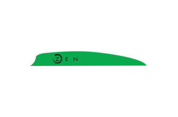 Image of Bohning Bohning Zen Vanes 4 in. 100 Pk, Neon Green, 101048NG4