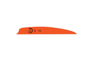 Image of Bohning Bohning Zen Vanes 4 in. 100 Pk, Neon Orange, 101048NO4