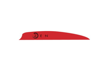 Image of Bohning Bohning Zen Vanes 4 in. 100 Pk, Red, 101048RD4