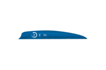 Image of Bohning Bohning Zen Vanes 4 in. 100 Pk, Satin Blue, 101048SB4