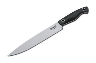 Image of Boker USA Saga Carving Knife,7.5in Satin 440C Steel Blade,Black G10 Handle 131480