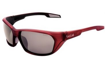 Image of Bolle Aravis Progressive Prescription Sunglasses - Matte Red Frame 11662PRG