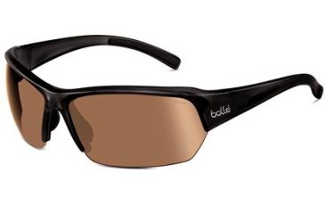 Image of Bolle Ransom Progressive Prescription Sunglasses - Shiny Black  Frame 11527PRG