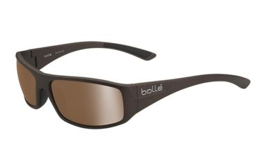 Image of Bolle Weaver Single Vision Prescription Sunglasses, Matte Brown Frame-11937SV