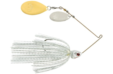 Image of Booyah J.C. Covert Spinnerbait, 3/8oz, N/G Ind Wt Slvsc/Prl Hd, BYCVS38NGI728