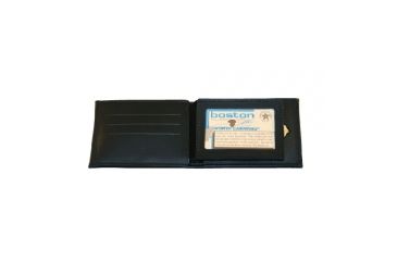 Image of Boston Leather Billfold Badge Case/wallet With C - 275-S-000