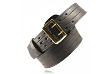 Image of Boston Leather Sam Browne Belt, Four-Row Stitched, 2 1/4 Wide, 36in, 6504-BRN-1-36-GLD