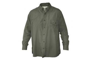Image of Boyt Harness Mens Hu152 Long Sleeve Mesh Back Quick Dry Shirt, Sage, 2X 43133