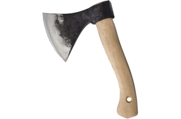 Image of BR Rinaldi 500g 10.75in Lavagna Axe, 6.5in Natural Finish Spring Steel Axe Head w/ 5in Cutting Edge, Wood Handle, 500g Axe Head, 307N0S28