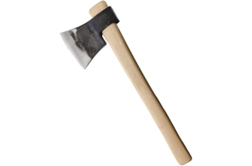 Image of BR Rinaldi Milano Axe, 18in Overall, 6.25in Natural Finish Spring Steel Axe Head w/ 4.75in Cutting Edge, Wood Handle, 600g Axe Head, 322N1M