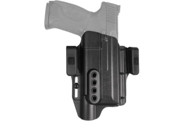 Image of Bravo Concealment IWB Torsion Light Bearing Holster W/ Waistband Clips, S&amp;W M&amp;P 2.0 9/40 Full Size W/SureFire X300, Right Hand, Polymer, Black, BC40-1008