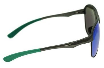 Image of Breed Jupiter Sunglasses, Black Titanium Frame, Blue-Green Lens BSG019GM