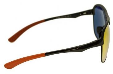 Image of Breed Jupiter Sunglasses, Black Titanium Frame, Gold-Yellow Lens BSG019BK