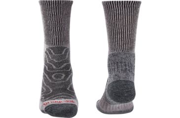 Image of Bridgedale Hike Lightweight Merino Comfort Boot Socks - Mens, Grey, Large, 710514-806-L
