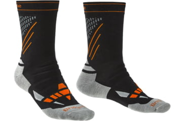 Image of Bridgedale Ski Nordic Race Socks - Mens, Black/Stone, Medium, 710546-850-M