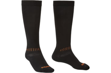 Image of Bridgedale Ski Race Socks - Mens, Black/Orange, Medium, 710044-009-M