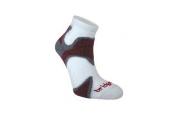 Image of Bridgedale Xhale Speed D Sock - Slate/Maroon XL