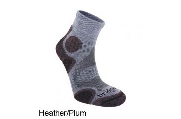 Image of Bridgedale Xhale Trail D Ws Sock - Misty Grey / Lak