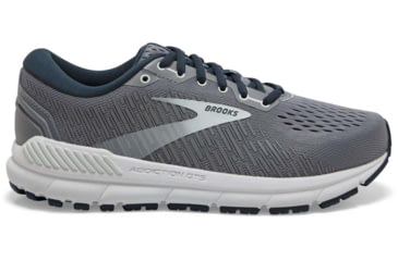 Image of Brooks Addiction GTS 15 Running Shoes - Womens, Wide, Grey/Navy/Aqua, 8.5, 1203521D099.085