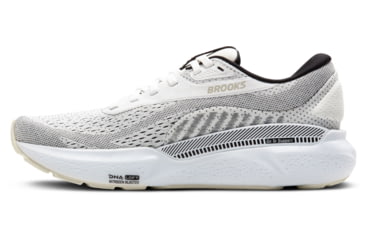 Image of Brooks Adrenaline GTS 24 Road Running Shoes - Mens, White/Black/Pelican, 8, 1D, 1104371D126.080
