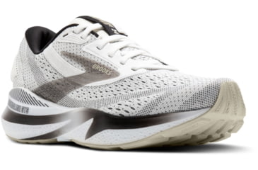 Image of Brooks Adrenaline GTS 24 Road Running Shoes - Mens, White/Black/Pelican, 8, 1D, 1104371D126.080