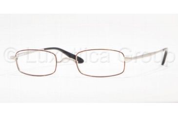Image of Brooks Brothers BB432 Eyeglasses 1268-4620 - Demi Eyewire 