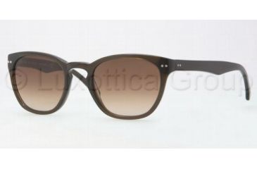 Image of Brooks Brothers BB5003S Single Vision Prescription Sunglasses BB5003S-605113-4920 - Lens Diameter 49 mm, Frame Color Olive Smoky