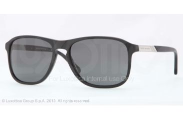 Image of Brooks Brothers BB5012 Progressive Prescription Sunglasses BB5012-606487-57 - Lens Diameter 57 mm, Frame Color Matte Black