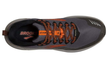 Image of Brooks Cascadia 16 GTX Running Shoes - Mens, Black/Ebony/Cinnabar, 11.0, 1103771D060.110