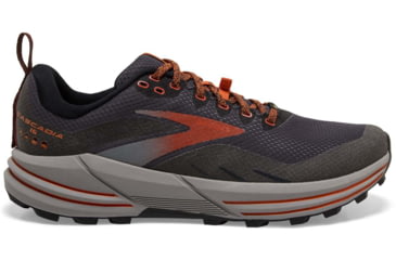 Image of Brooks Cascadia 16 GTX Running Shoes - Mens, Black/Ebony/Cinnabar, 11.0, 1103771D060.110