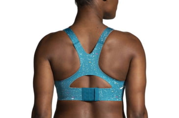 Image of Brooks Dare Racerback Run Bra 2.0 - Womens, Lagoon Speckle Print, 40DD, 350085464.0402D