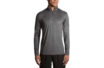 Image of Brooks Dash 1/2 Zip 2.0 - Mens, Grey, M, 211471093.030