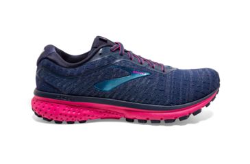 Image of Brooks Ghost 12 Road Running Shoe - Womens, Navy/Majolica/Beetroot, 6.5B, 1203051B414.065