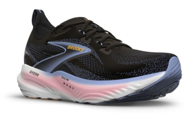 Image of Brooks Glycerin 22 Road Running Shoes - Womens, Black/Blue Heron/Orange, 7, 1B, 1204341B088.070