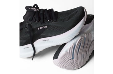 Image of Brooks Glycerin 22 Road Running Shoes - Womens, Black/Orchid Ice/White, 6.0 US/Medium, 1204341B024.060