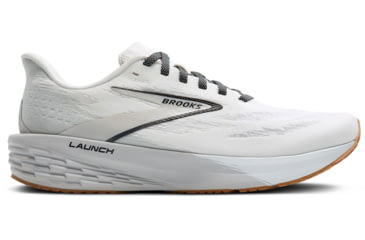 Image of Brooks Launch 11 Road Running Shoes - Womens, White/Grey/Black, 6.5, 1B, 1204391B135.065