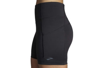 Image of Brooks Method 5in Short Tight - Womens, Black, XL, 221523001.040