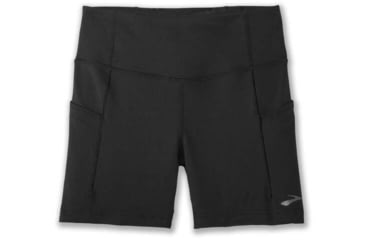 Image of Brooks Method 5in Short Tight - Womens, Black, XL, 221523001.040
