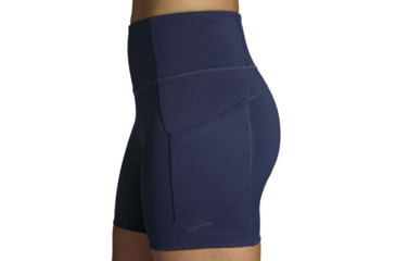 Image of Brooks Method 5in Short Tight - Womens, Navy, XS, 221523451.020