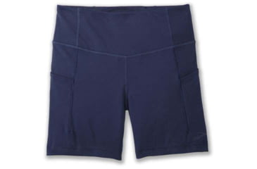 Image of Brooks Method 5in Short Tight - Womens, Navy, XS, 221523451.020