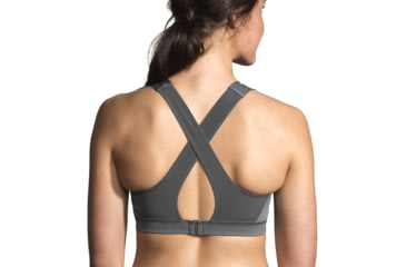 Image of Brooks Moving Comfort UpLift Crossback Bra - Womens, Heather Asphalt, XXL, 300616020.045