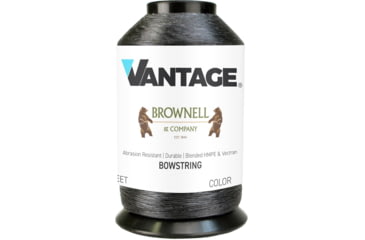 Image of Brownell Brownell Vantage Bowstring Material, 1/4 lb, Black, FA-TVBL-VAN-14