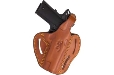 Image of Browning Bg Holster Belt Slide Thumb Break 1911/22 Or 380 Rh Brown