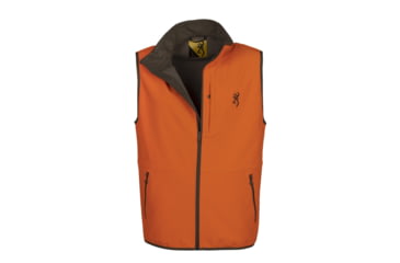 Image of Browning Big Game Opening Day Soft Shell Vest - Mens, Extra Large, Blaze, 3050370104