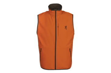 Image of Browning Big Game Opening Day Soft Shell Vest - Mens, Extra Large, Blaze, 3050370104